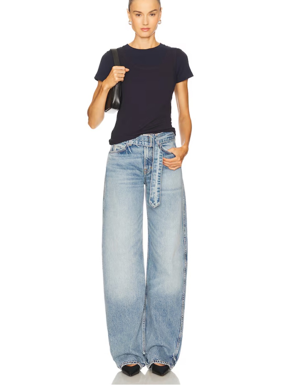 GRLFRND Austen Low Rise Belted
